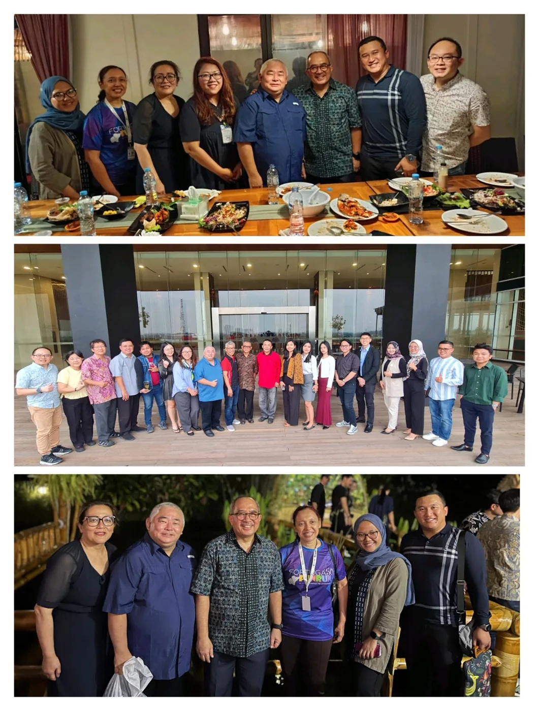 PT MIR with the trade attaché for Singapore and the Indonesian Ambassador to Singapore